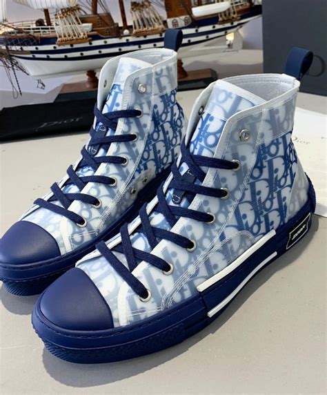 dior converse blue and white|Dior high top sneakers price.